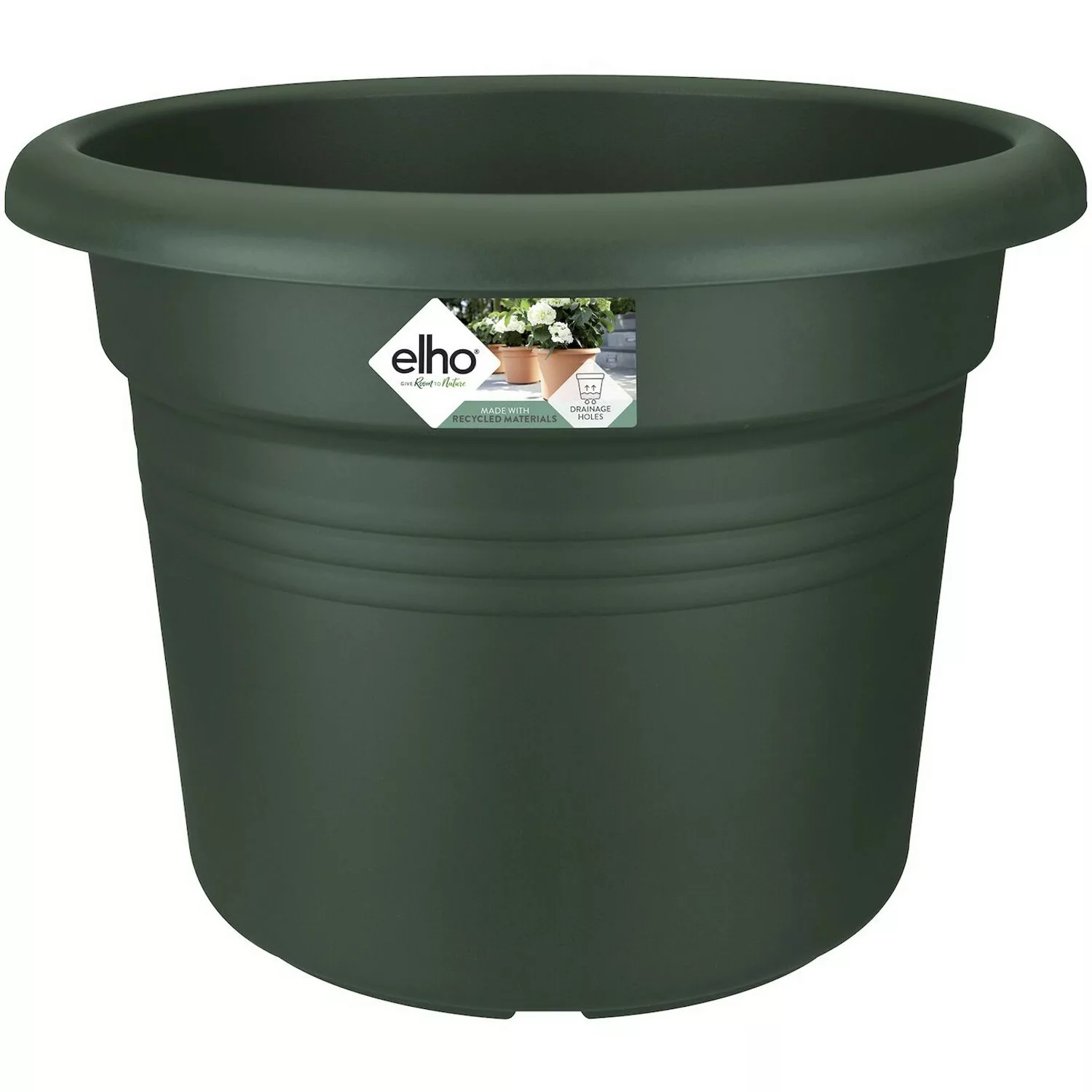 Elho Blumentopf Green Basics Cilinder Ø 64 cm Laubgrün günstig online kaufen