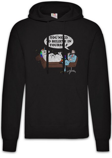 Urban Backwoods Hoodie Psycho Unicorn Herren Hoodie Unicorns Einhorn Einhör günstig online kaufen