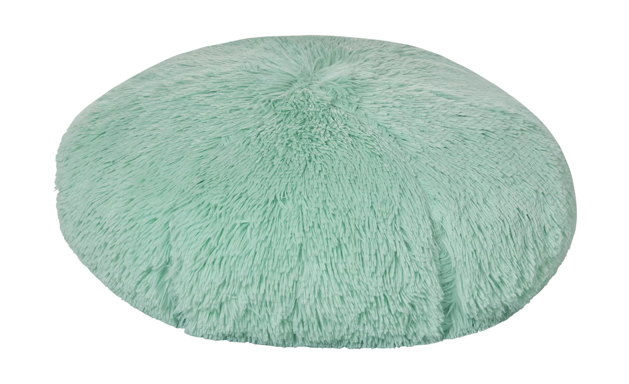 como Pouf  Fluffi ¦ grün ¦ 100% Polyesterfüllung, 750gr. Ø: 60 Dekokissen & günstig online kaufen