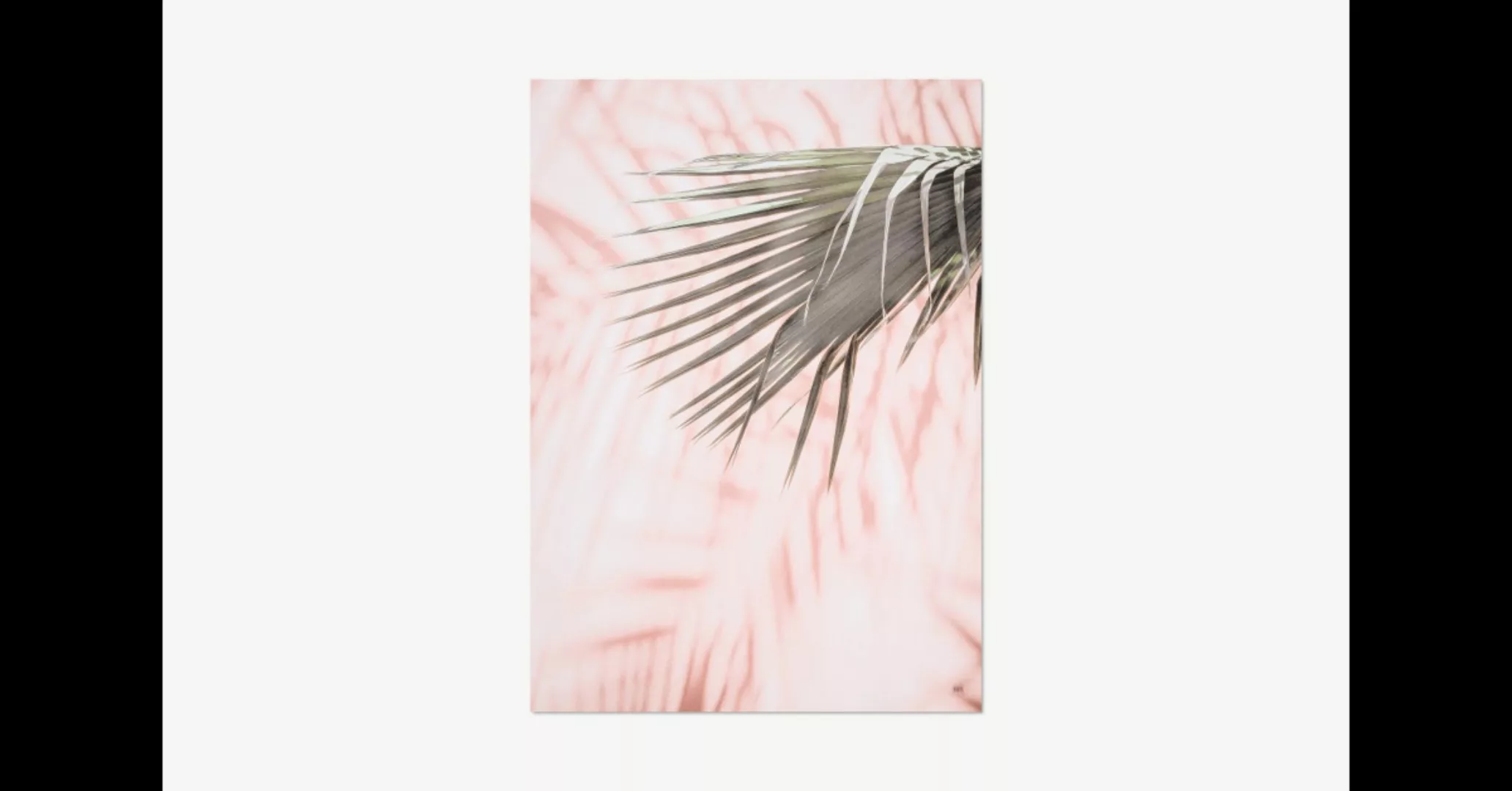David & David Studio Pink Palm N.2 Kunstdruck von Laurence David (50 x 70 c günstig online kaufen
