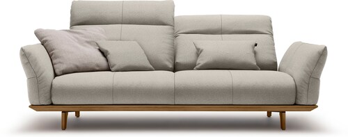 Creation BY ROLF BENZ 3-Sitzer »CR.460«, Sockel in Nussbaum, Füße Nussbaum, günstig online kaufen