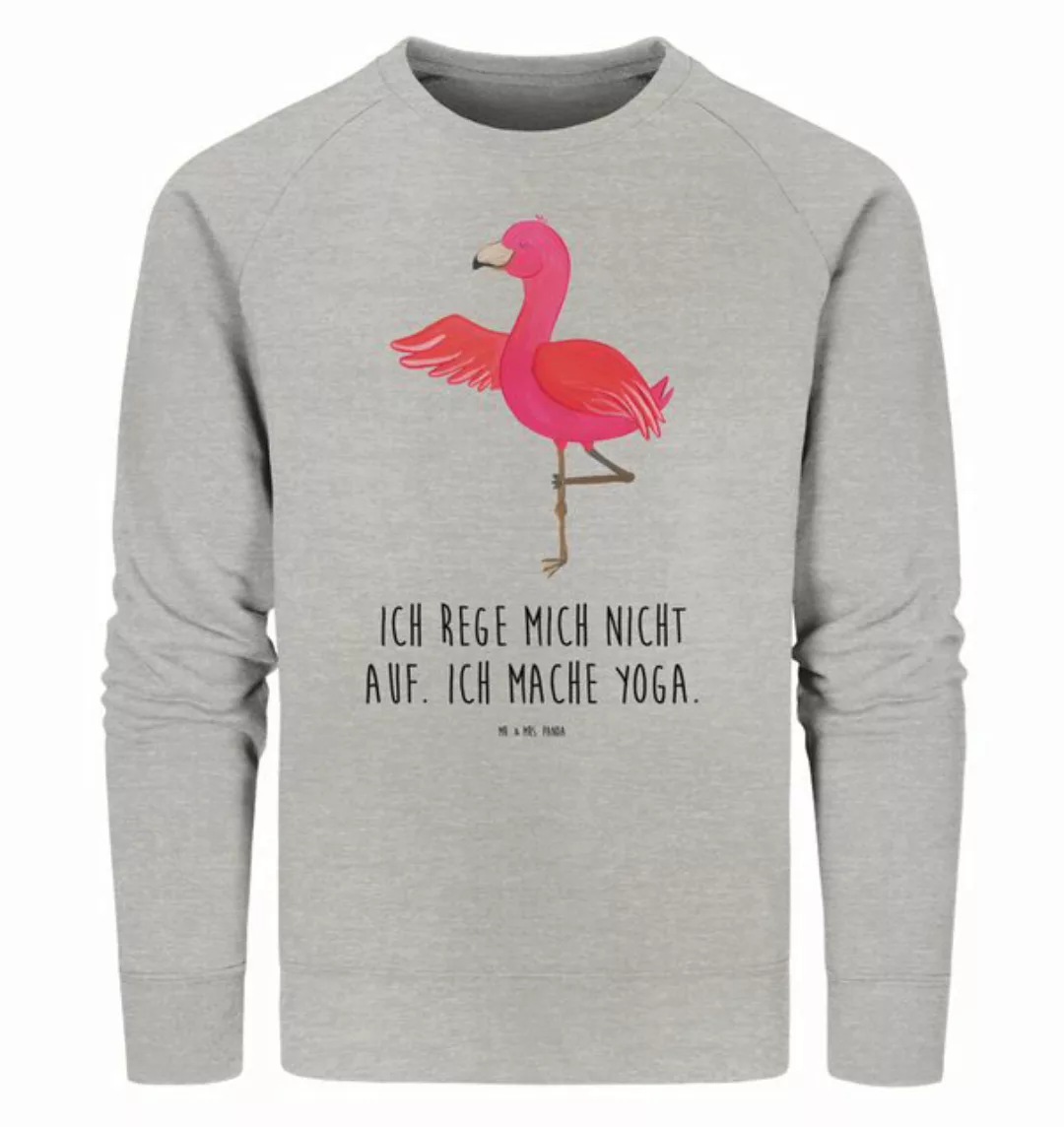 Mr. & Mrs. Panda Longpullover Größe L Flamingo Yoga - Heather Grey - Gesche günstig online kaufen