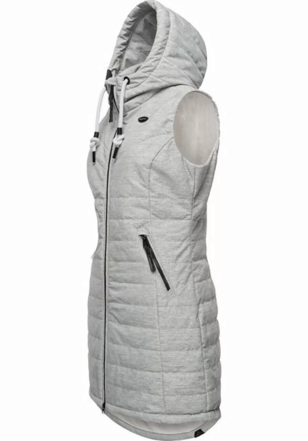 Ragwear Steppweste "Lucinda Vest Long", Gefütterte gesteppte Langweste mit günstig online kaufen