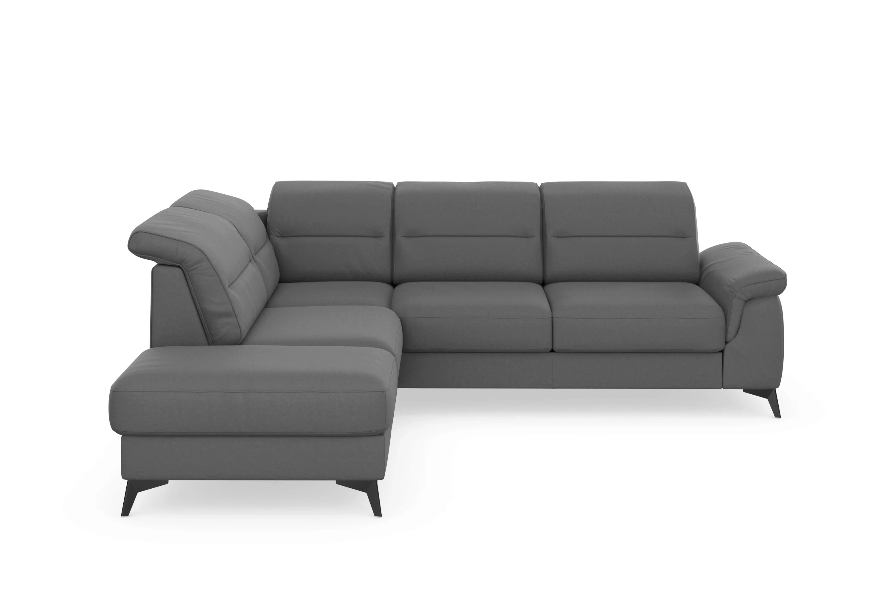 sit&more Ecksofa "Sinatra L-Form", mit Ottomane, optional mit Kopfteilverst günstig online kaufen