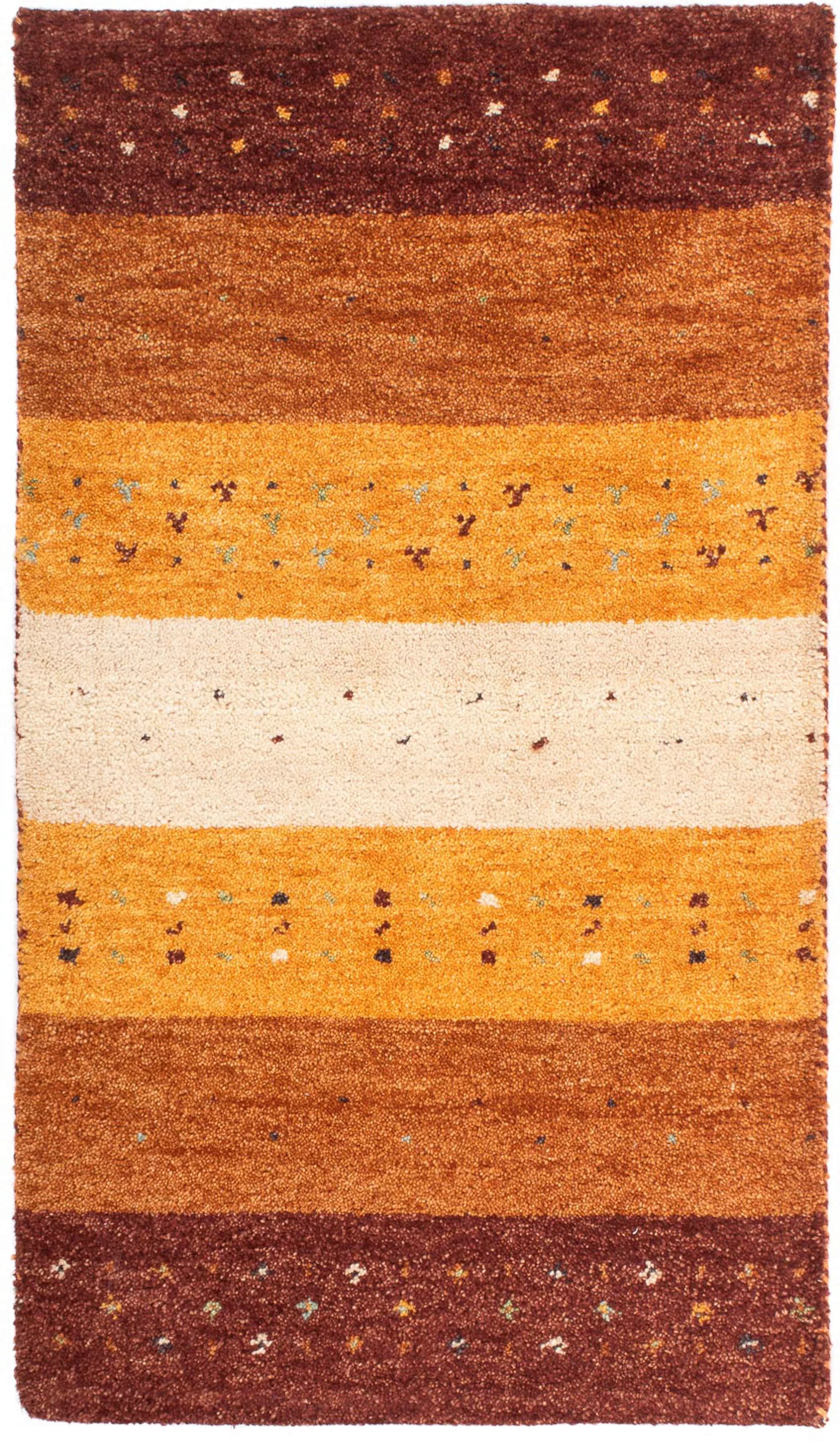 morgenland Wollteppich »Gabbeh - Indus - 110 x 60 cm - mehrfarbig«, rechtec günstig online kaufen
