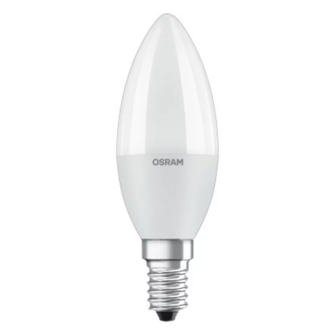 OSRAM LED STAR CLASSIC B 60 BLI K Warmweiß SMD Matt E14 Kerze günstig online kaufen