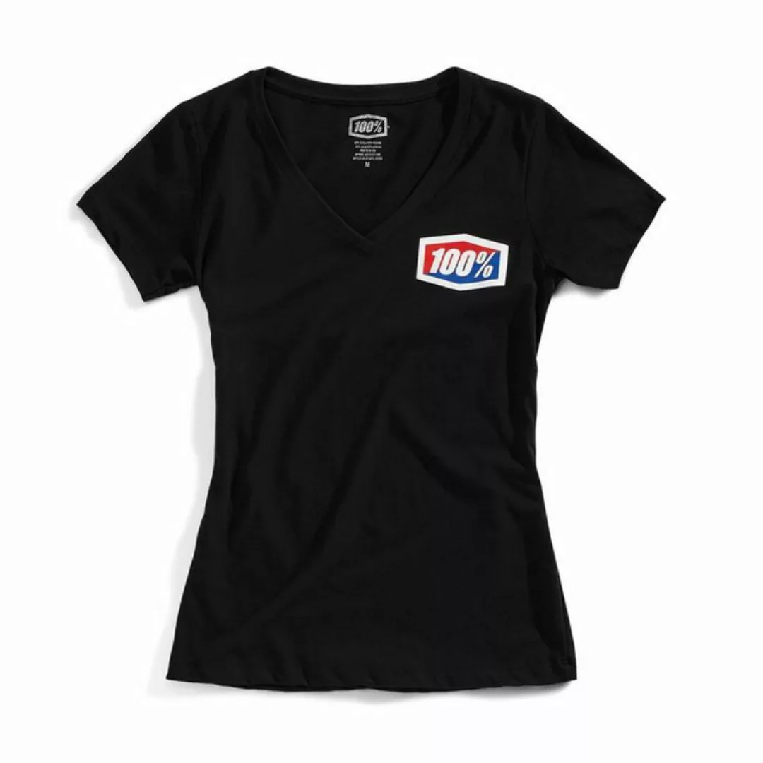 100% T-Shirt T-Shirts 100% Official Damen T-Shirt - Schwarz L- (1-tlg) günstig online kaufen