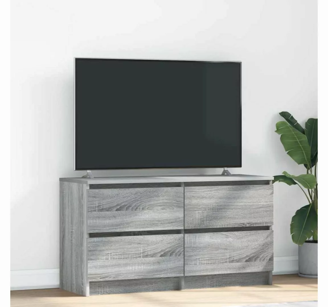 vidaXL Schrankmodule TV-Schrank Grau Sonoma 100x35x54 cm Holzwerkstoff günstig online kaufen