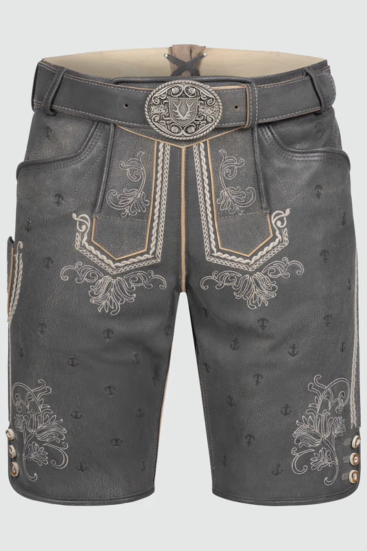 Lederhose Neil mit Gürtel günstig online kaufen