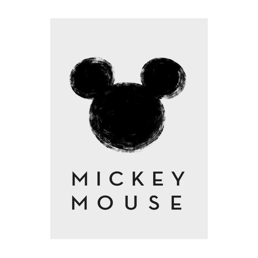 Komar Wandbild Mickey Mouse Silhouette Disney B/L: ca. 30x40 cm günstig online kaufen
