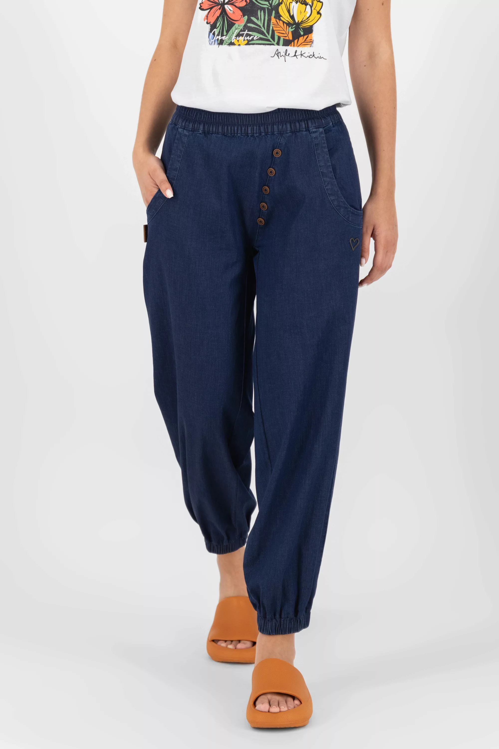 Alife & Kickin Stoffhose "AlexisAK DNM Pant Damen Hose" günstig online kaufen