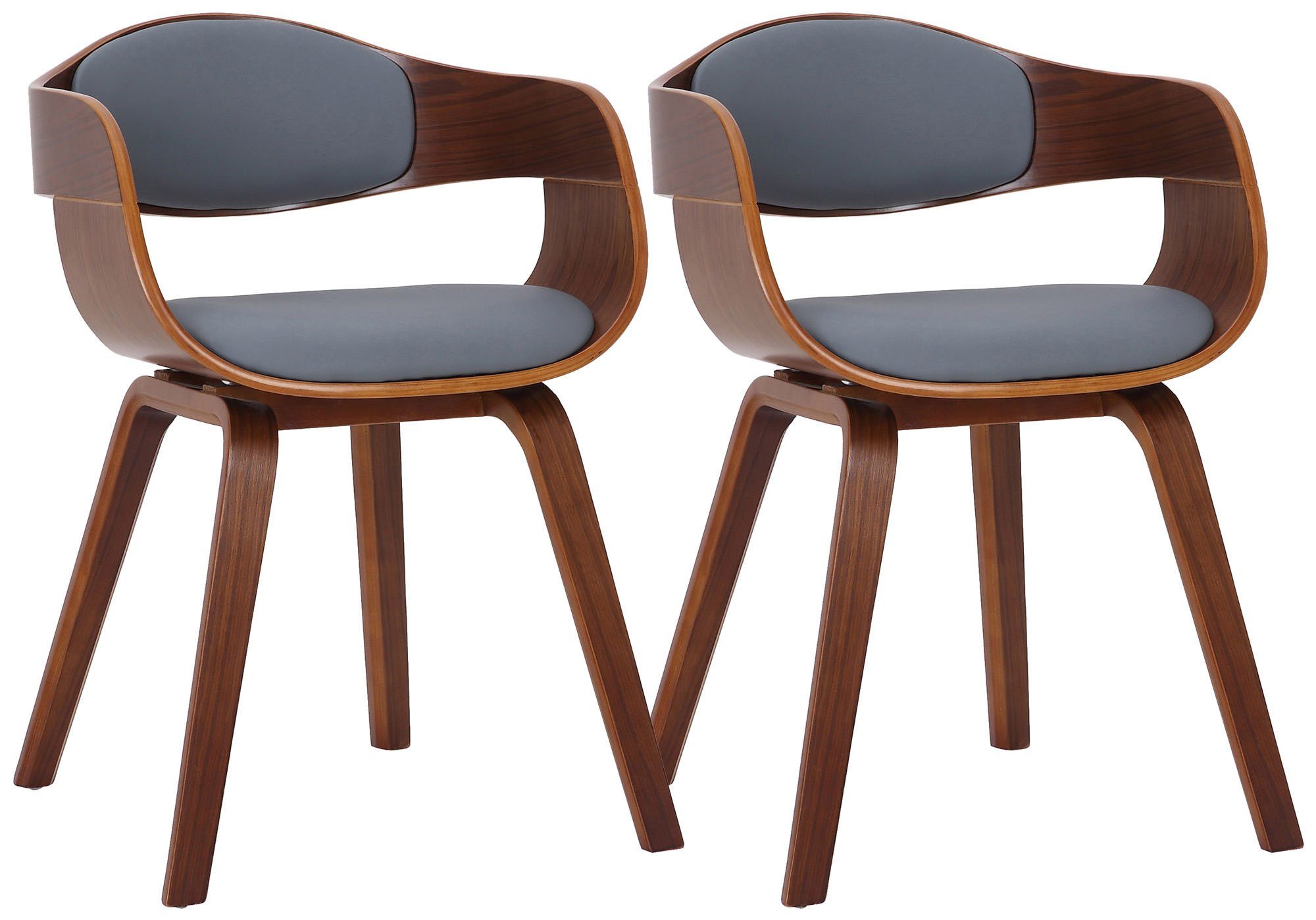 2er Set Stühle Kingston Kunstleder Natura/creme günstig online kaufen