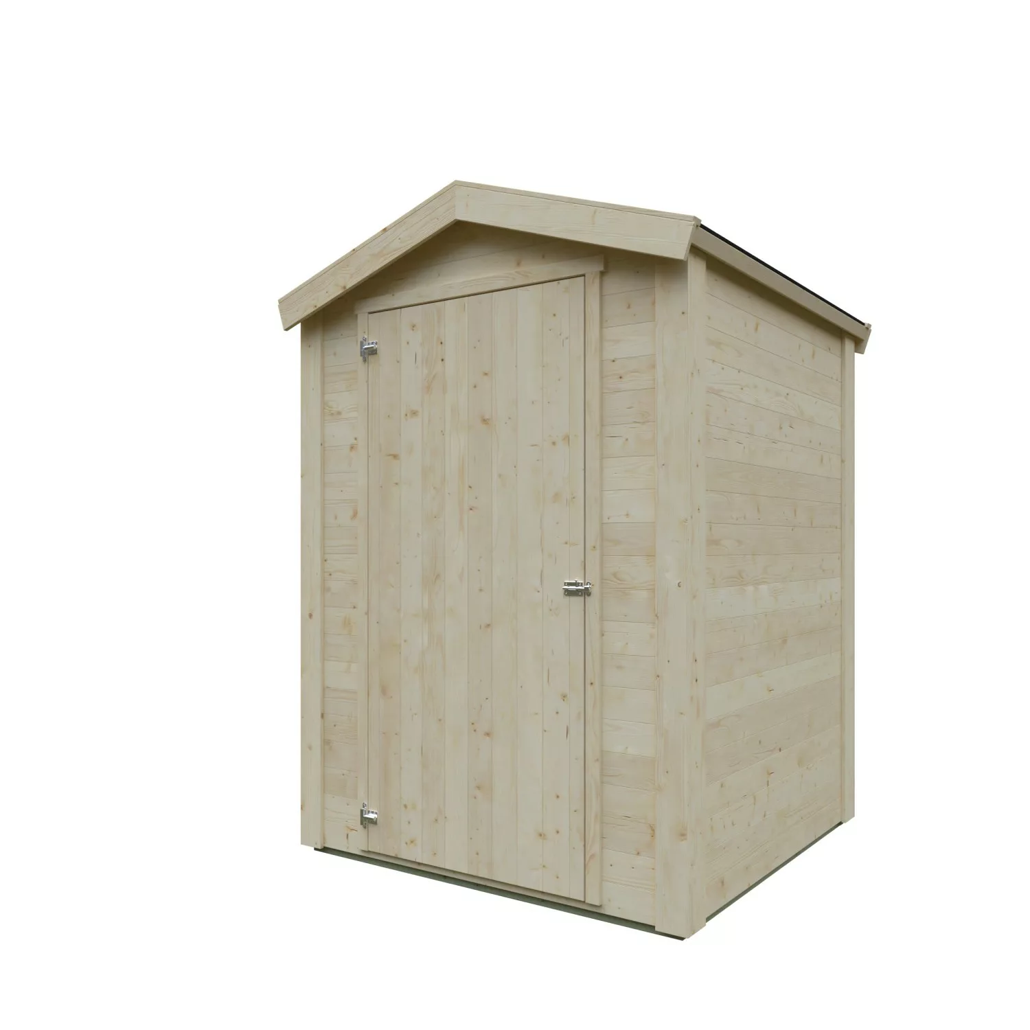 Kiehn-Holz Gerätehaus KH 16-002 Natur Unbehandelt 135 cm x 132 cm günstig online kaufen
