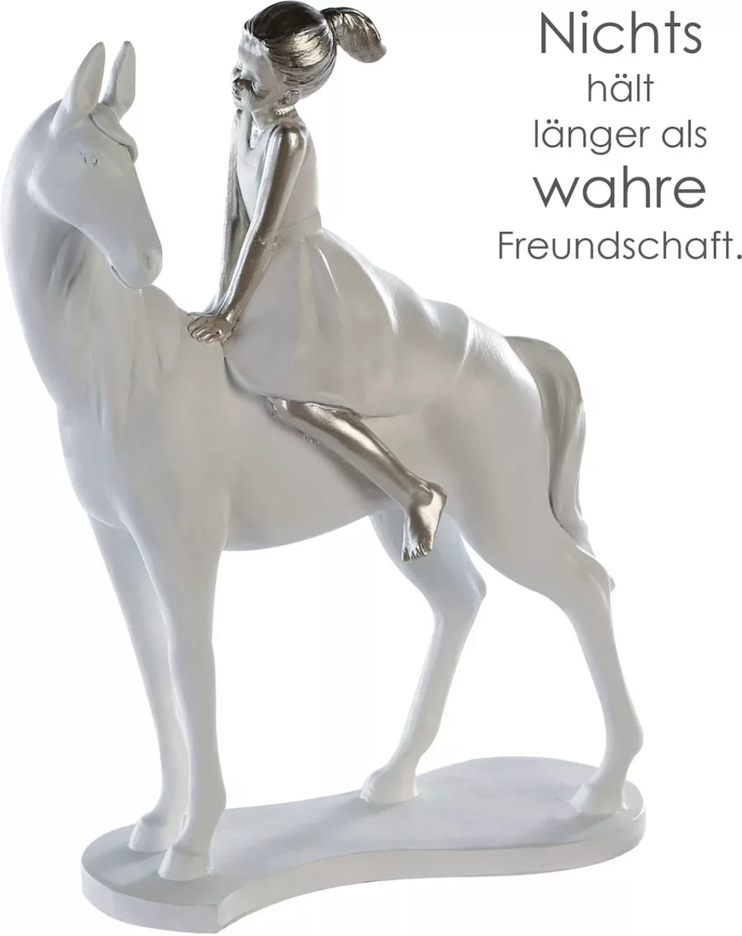 Casablanca by Gilde Dekofigur "Skulptur Girl on Horse" günstig online kaufen