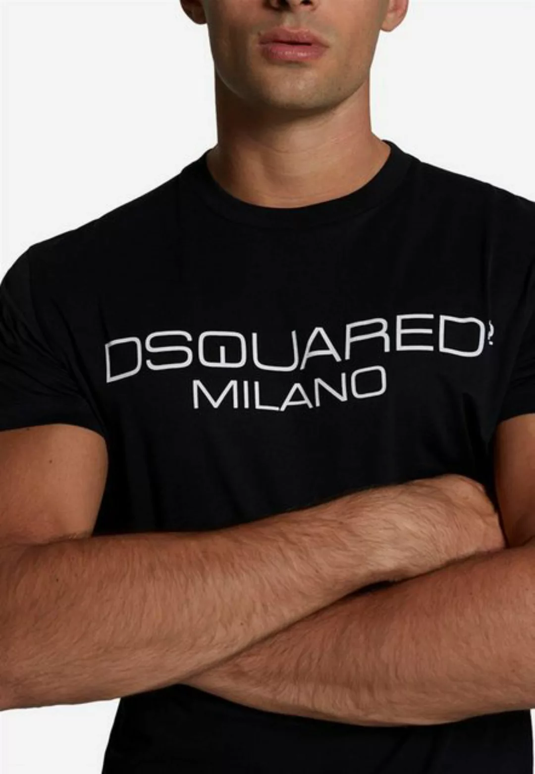 Dsquared2 Print-Shirt Dsquared2 T-Shirt MILANO T-Shirt Black günstig online kaufen