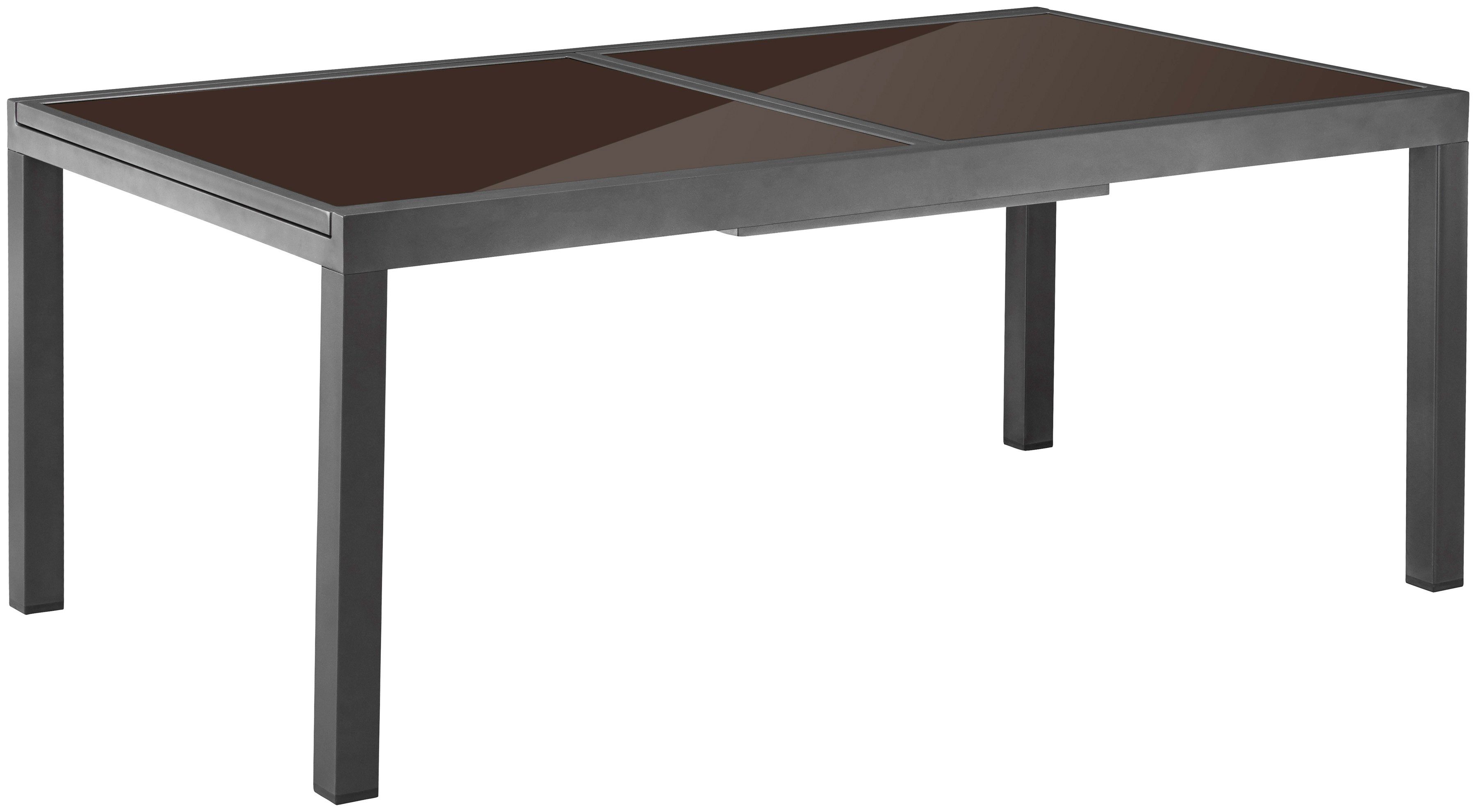 Merxx Gartentisch AZ-Tisch Rechteckig ausziehbar 100 cm x 75 cm günstig online kaufen