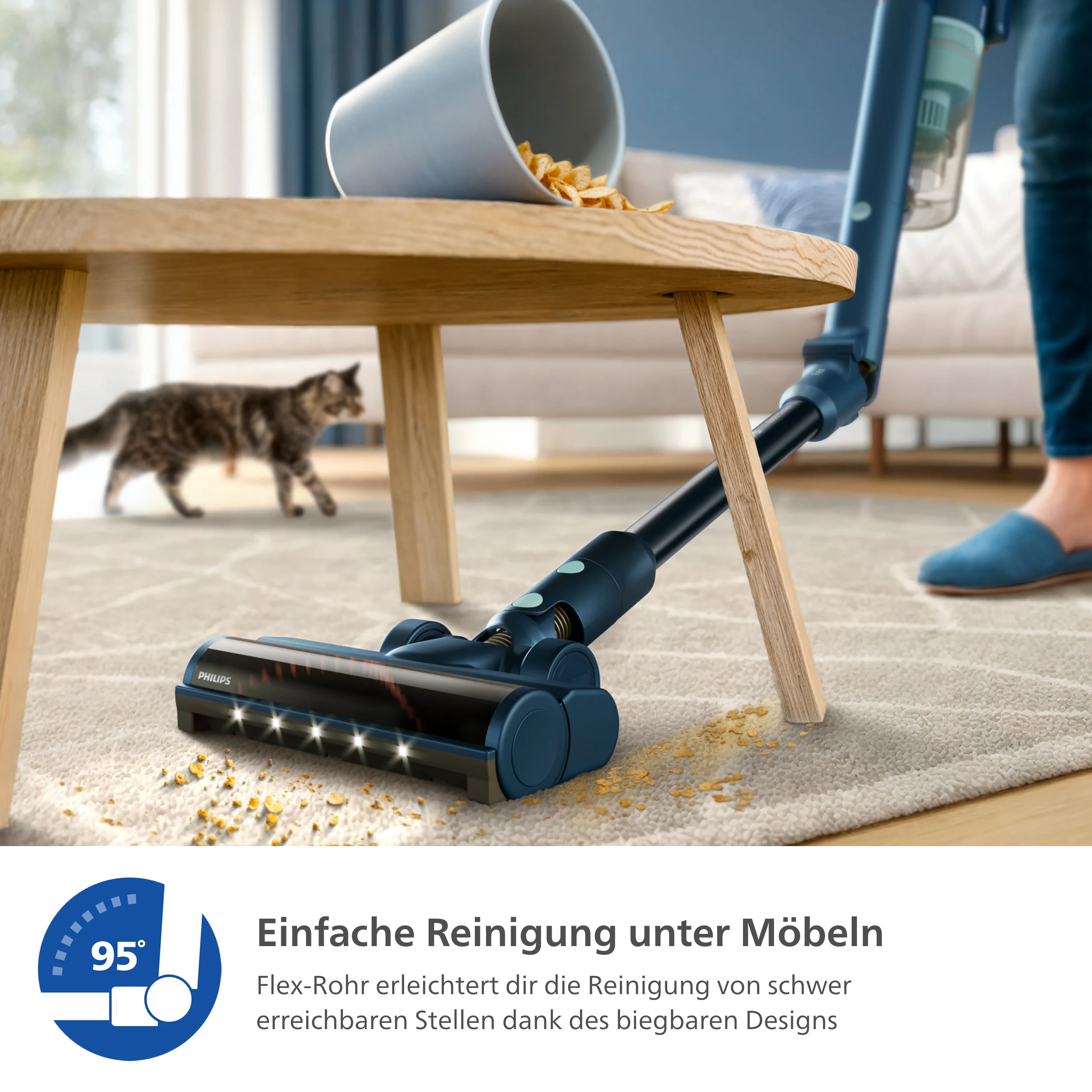 Philips Akku-Hand-und Stielstaubsauger »XC5242/10 5000 Series „Teppichwunde günstig online kaufen