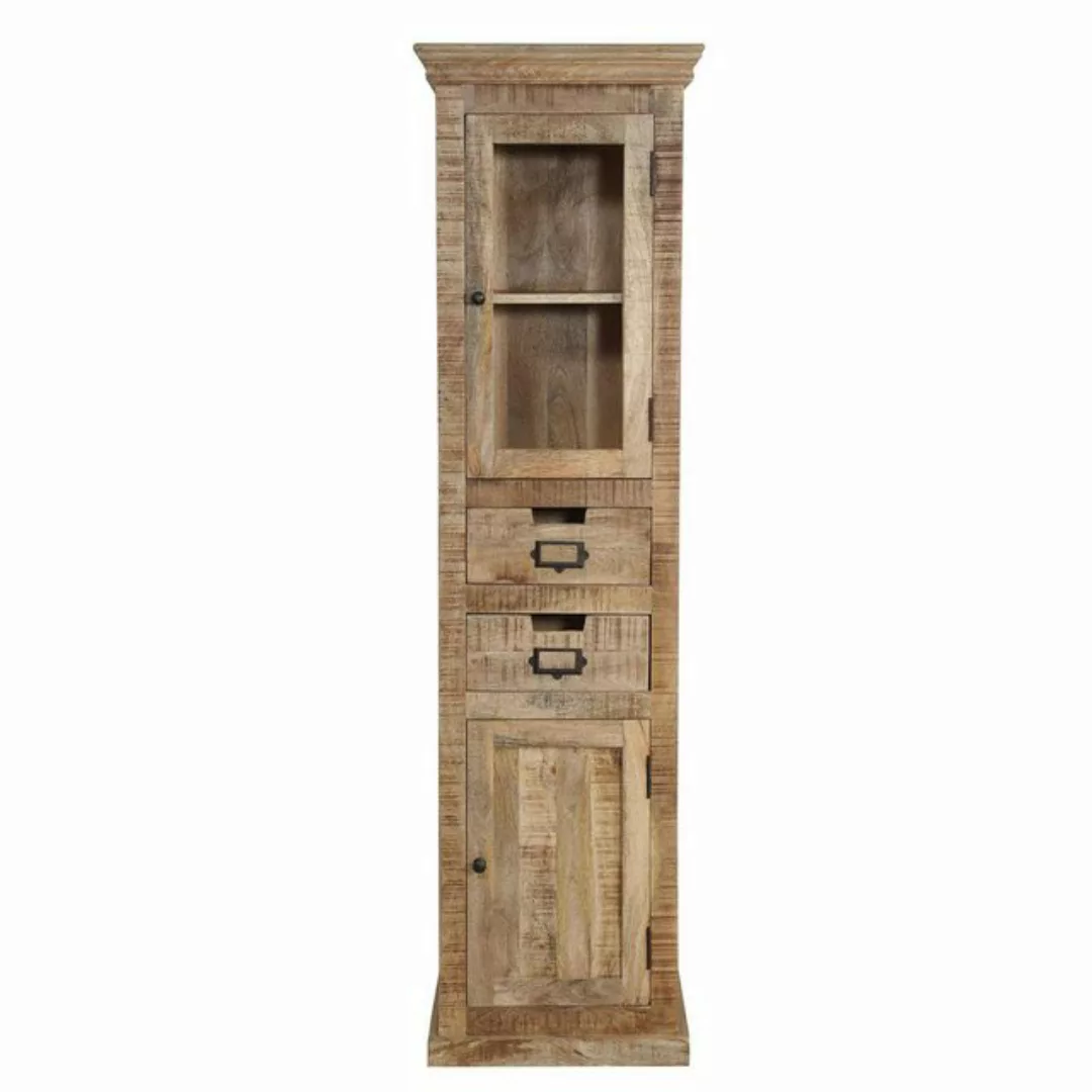 baario Hochschrank Badschrank VODICE schmal 50cm breit Flur massiv Mangohol günstig online kaufen