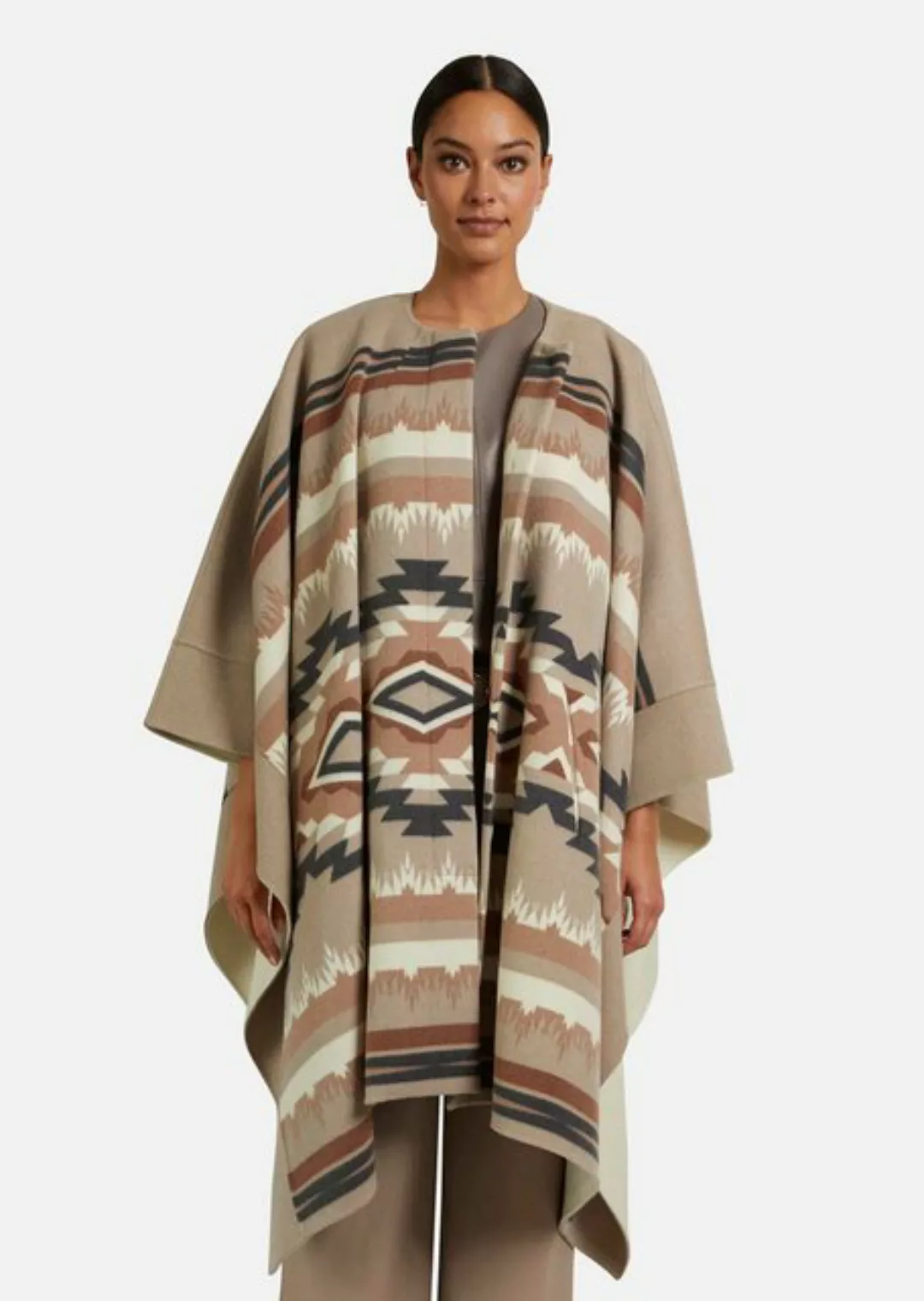 MADELEINE Poncho Doubleface-Cape mit Innenweste günstig online kaufen