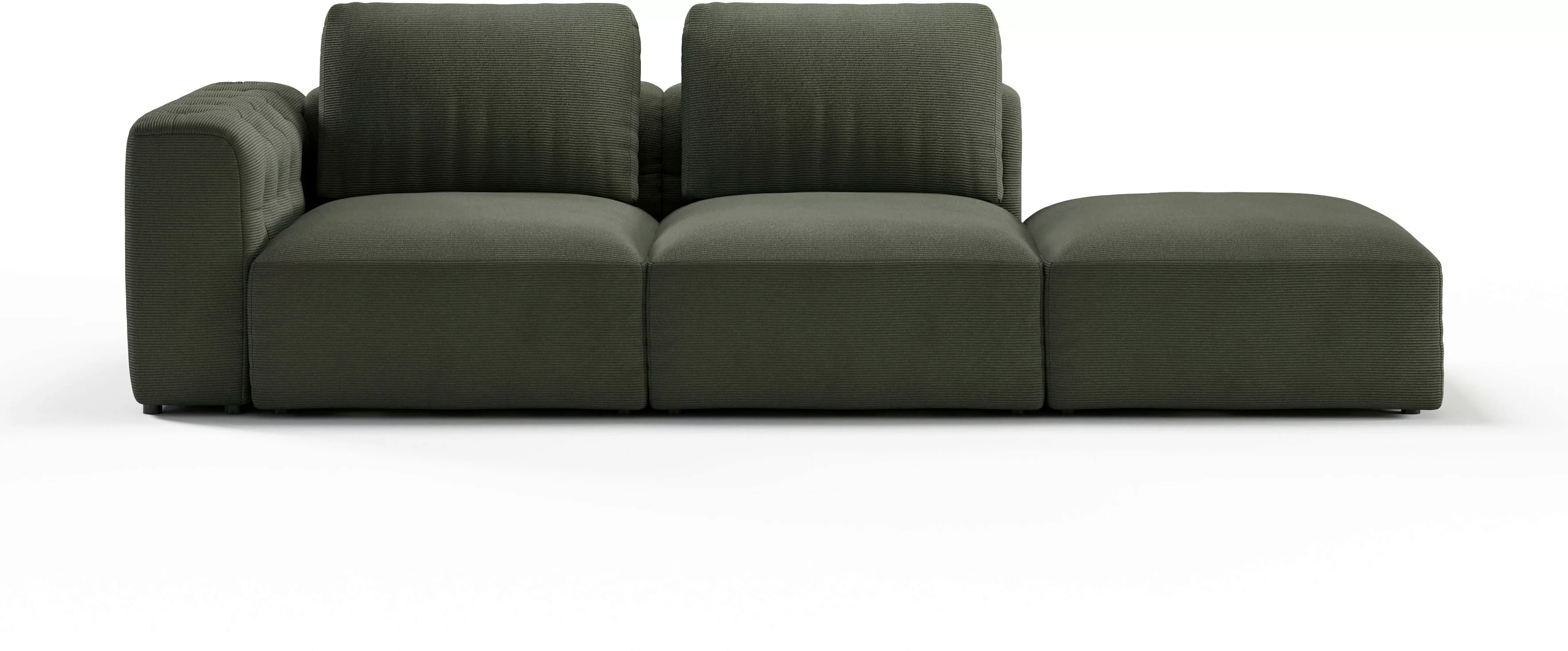 RAUM.ID Chaiselongue »Cushid«, Modul-Sofa, bestehend aus 2-Sitzer und Hocke günstig online kaufen