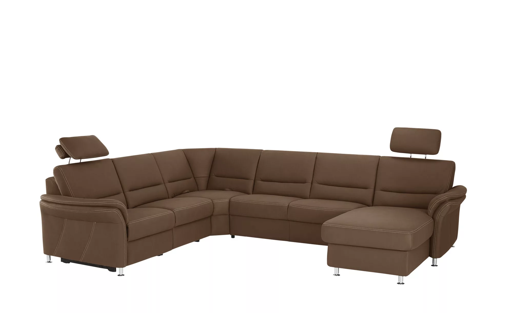 meinSofa Wohnlandschaft   Donald  ¦ braun ¦ Maße (cm): B: 330 H: 89 T: 262. günstig online kaufen