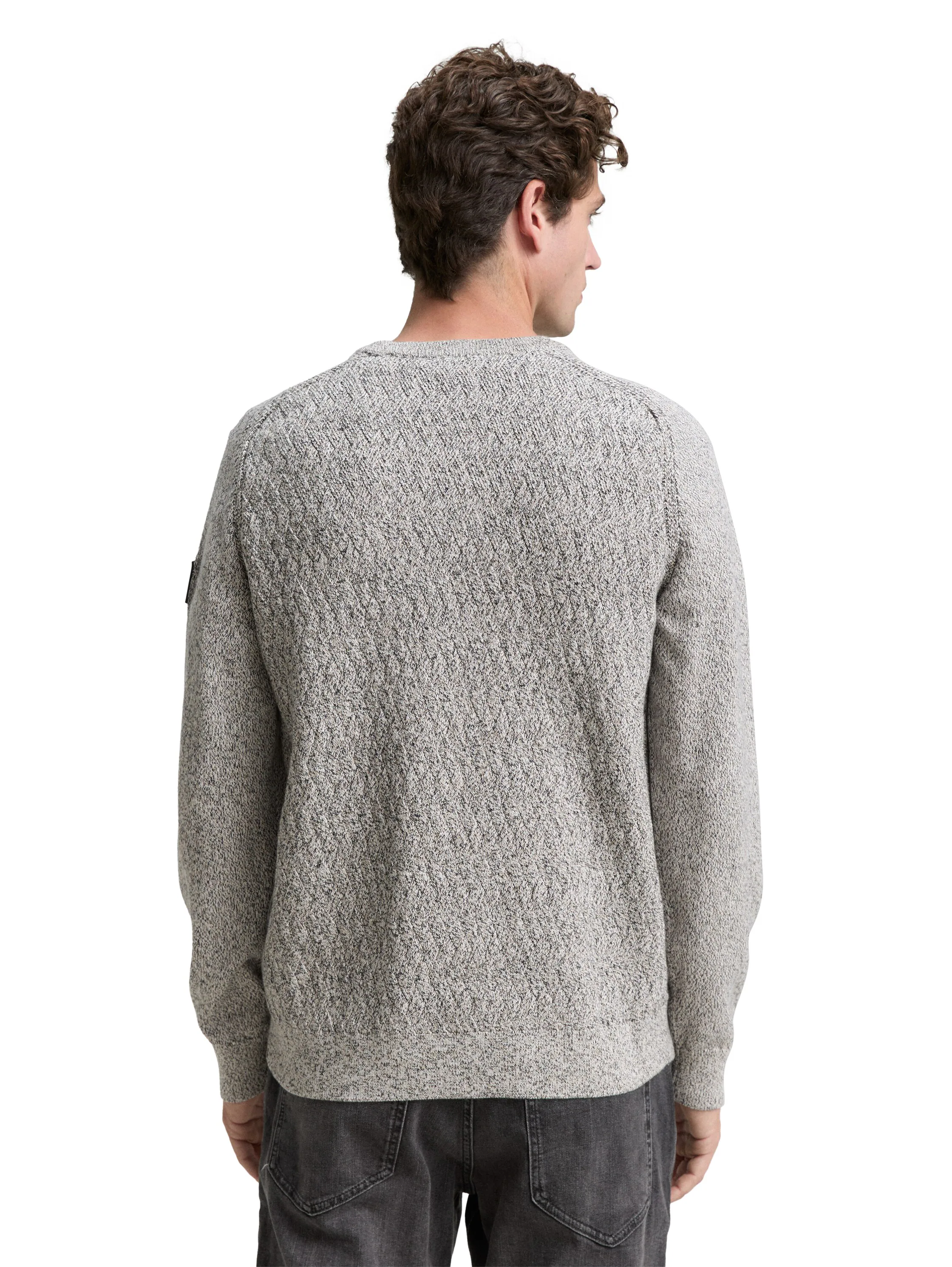 TOM TAILOR Strickpullover, mit Logo Stickerei am Arm günstig online kaufen