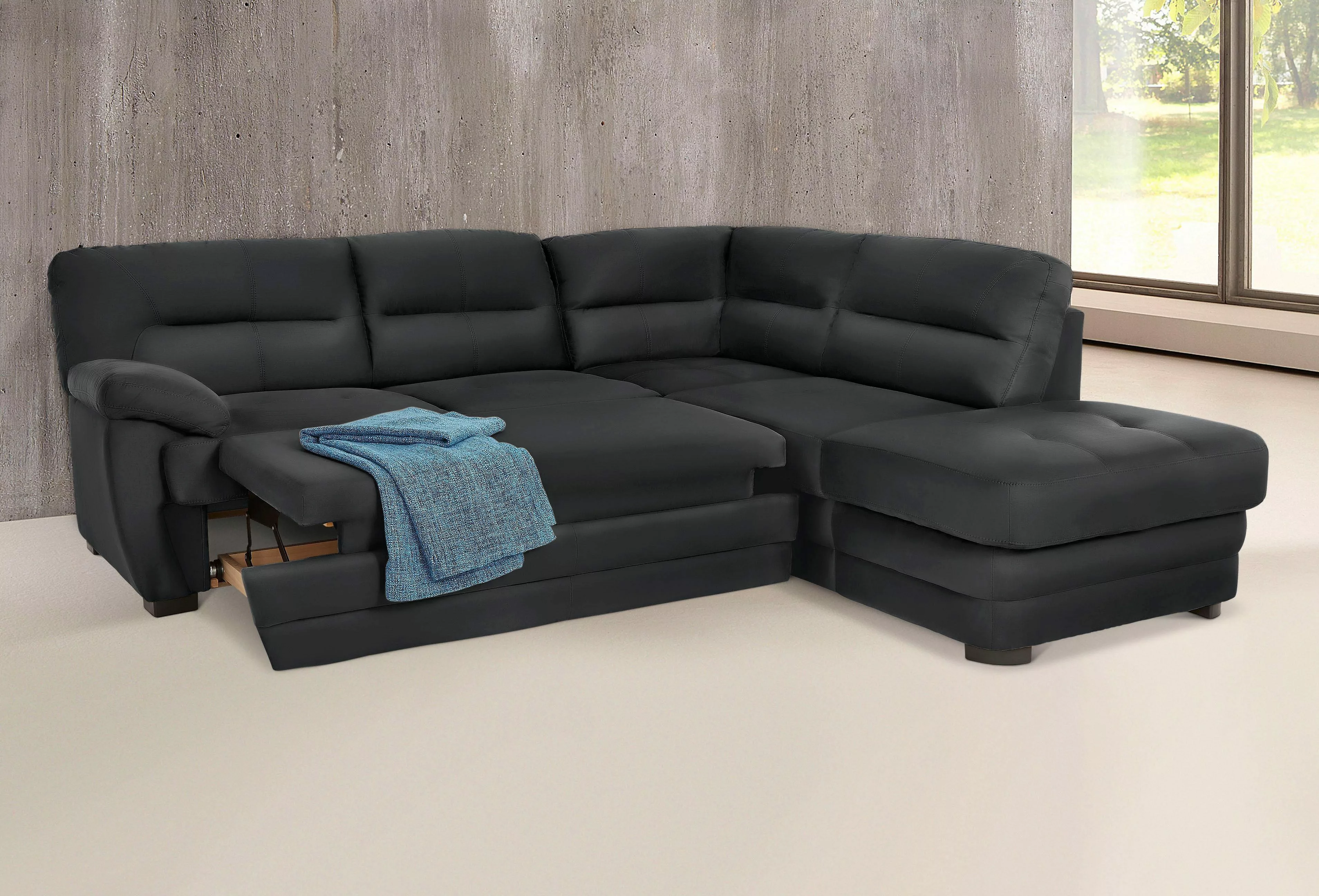 COTTA Ecksofa Royale L-Form, wahlweise mit Bettfunktion günstig online kaufen