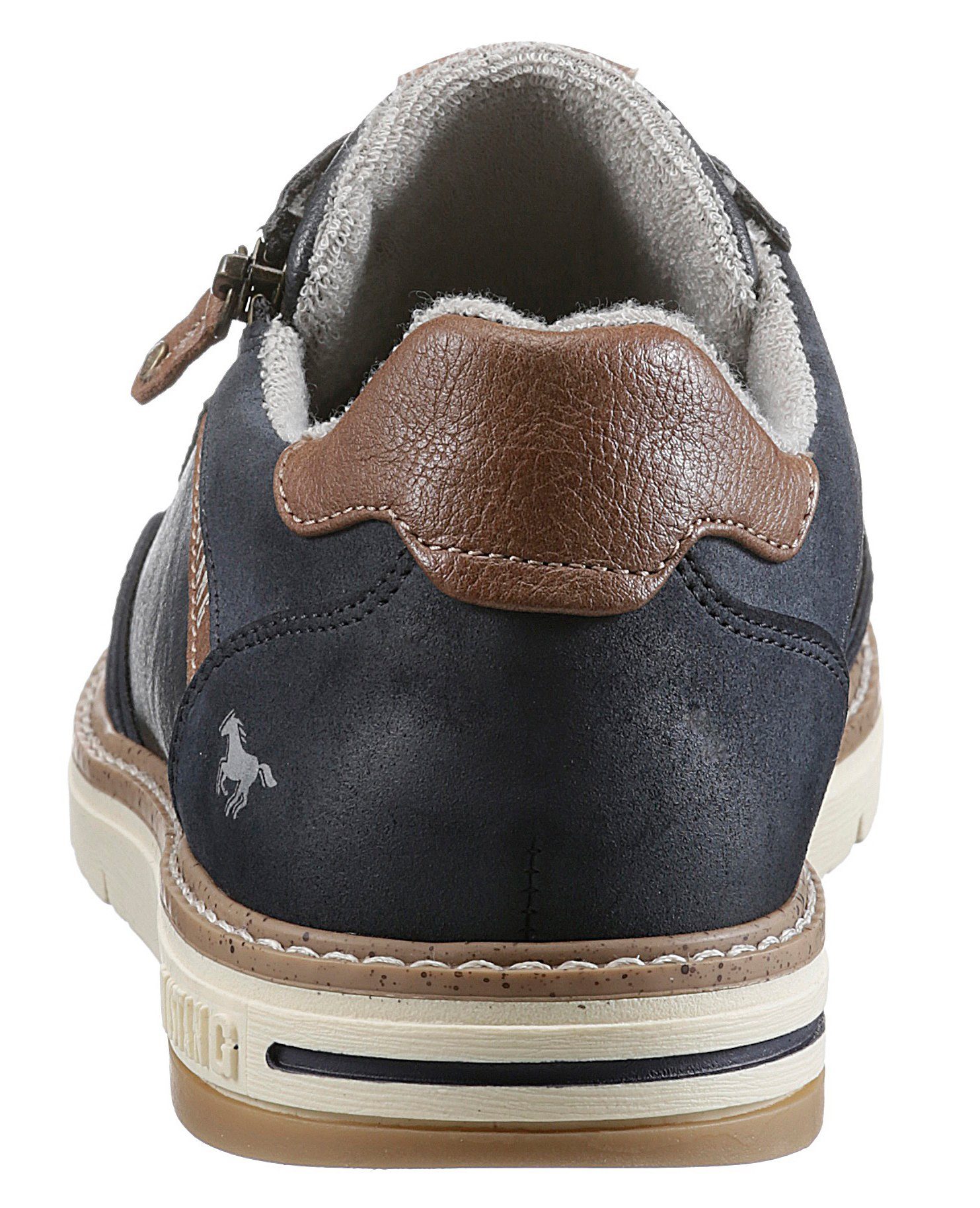 Mustang Shoes Schnürschuh mit Reißverschluss, Freizeitschuh, günstig online kaufen
