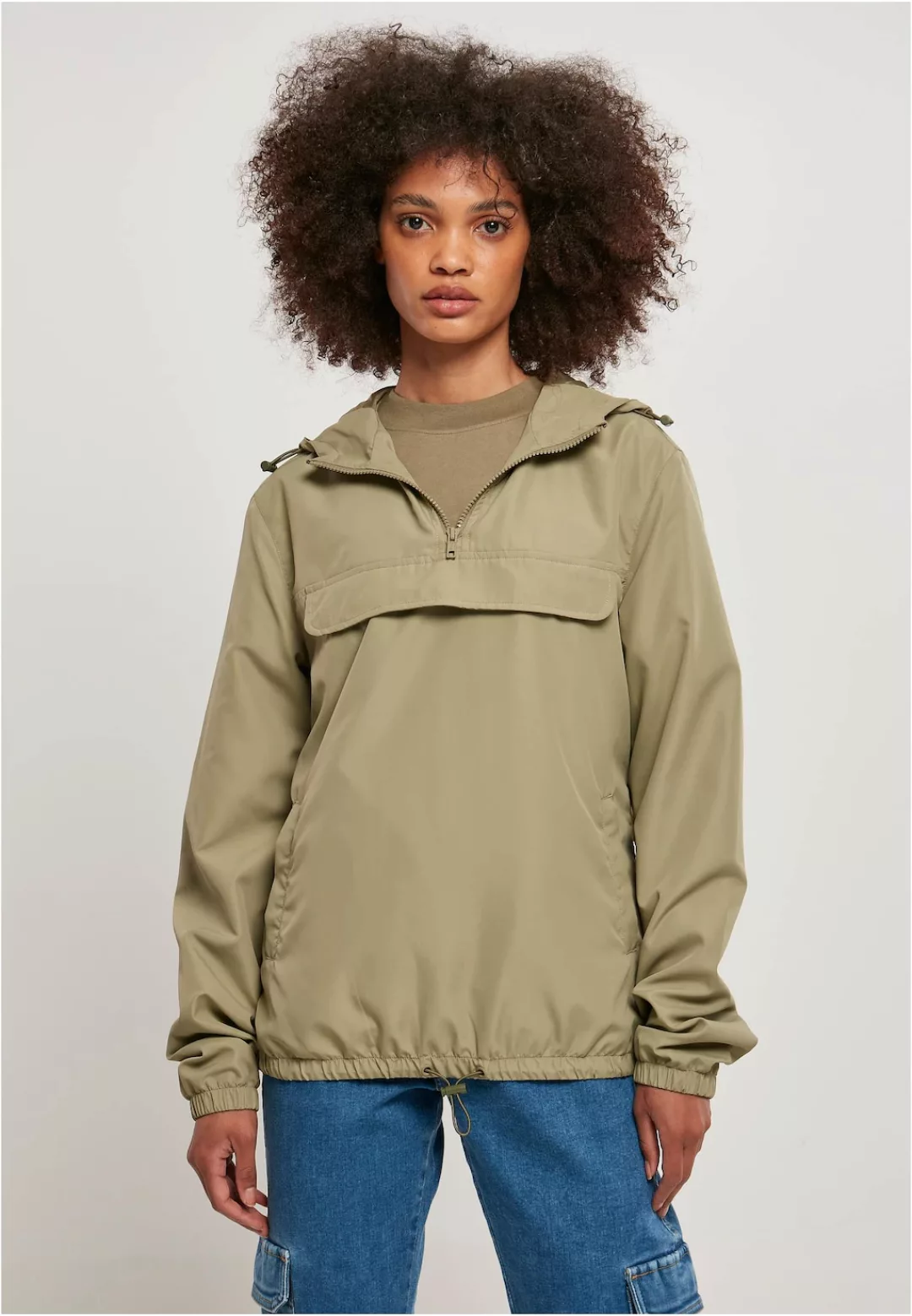 URBAN CLASSICS Outdoorjacke "Damen Ladies Recycled Basic Pull Over Jacket", günstig online kaufen