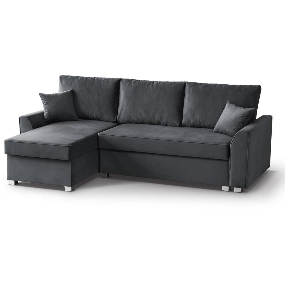 Beautysofa Polsterecke Toretto, Eckcouch aus velours, günstig online kaufen