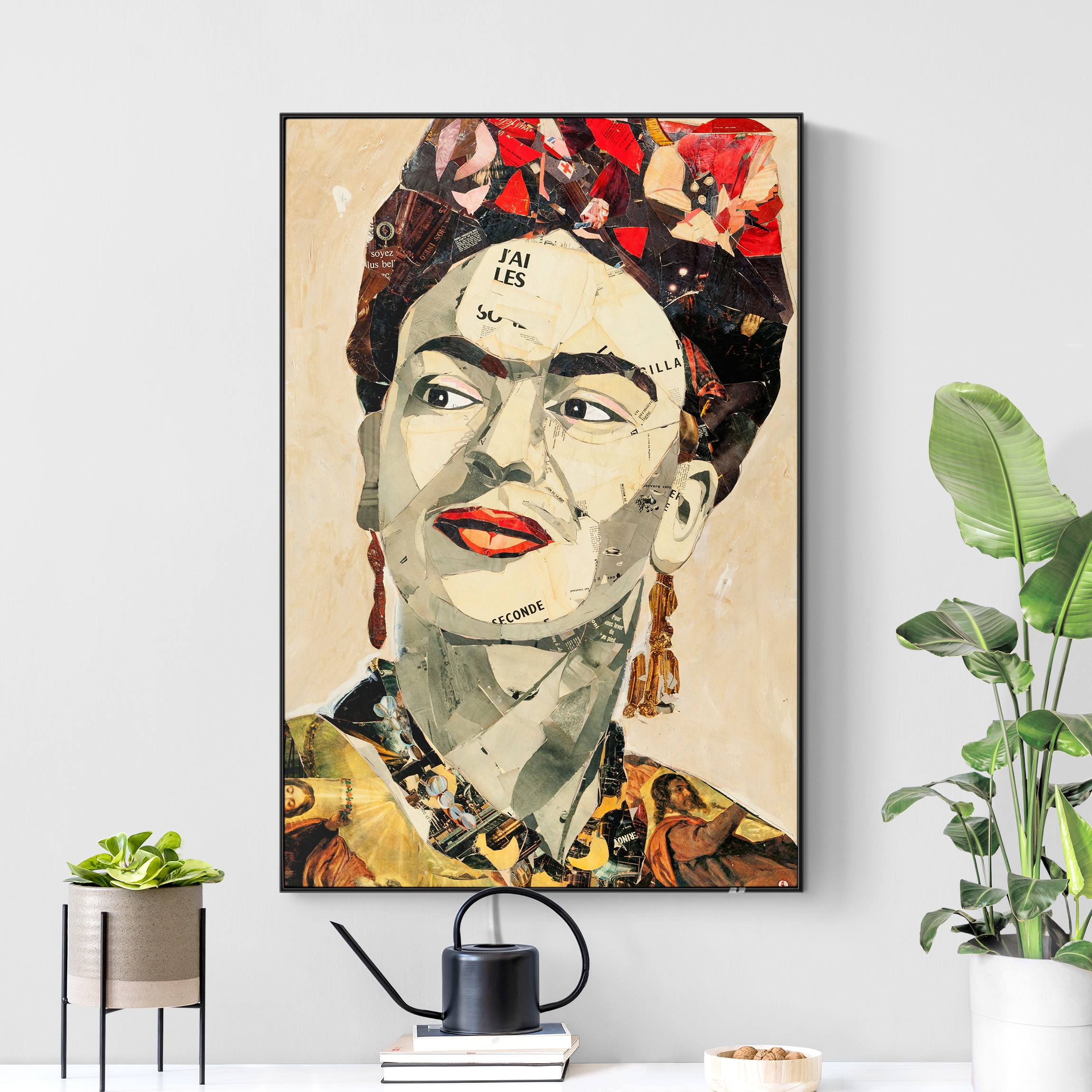 LED-Wechselbild Frida Kahlo - Collage No.2 günstig online kaufen