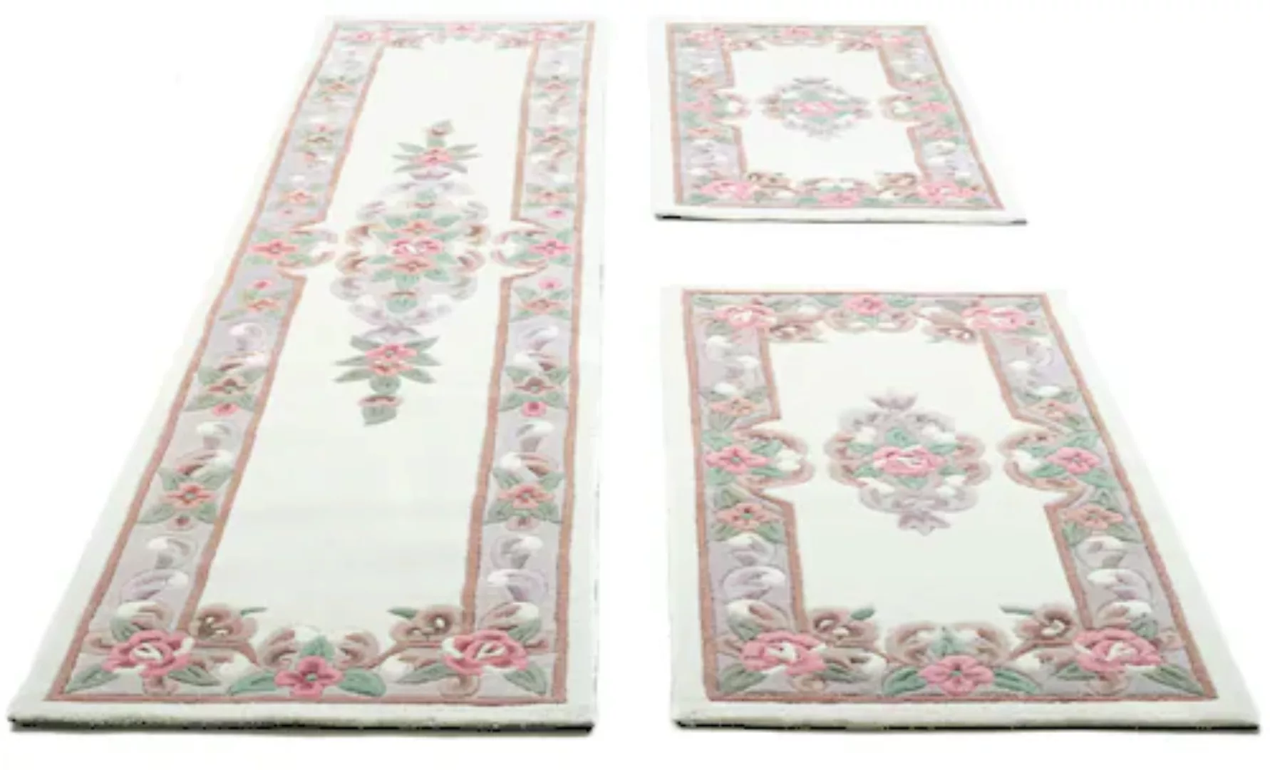 THEKO Vintageteppich  Ming ¦ rosa/pink ¦ Synthetische Fasern ¦ Maße (cm): B günstig online kaufen