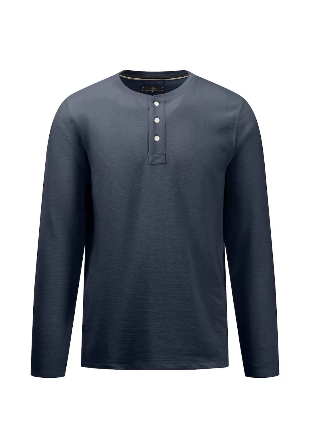 FYNCH-HATTON Langarmshirt, mit kurzer Knopfleiste günstig online kaufen