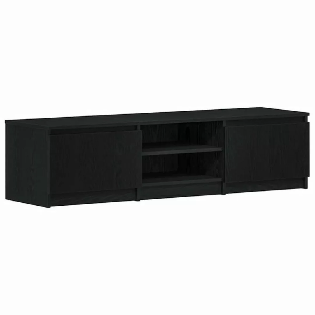 vidaXL TV-Schrank TV-Schrank Schwarz Eichen-Optik 140x40x36 cm Holzwerkstof günstig online kaufen