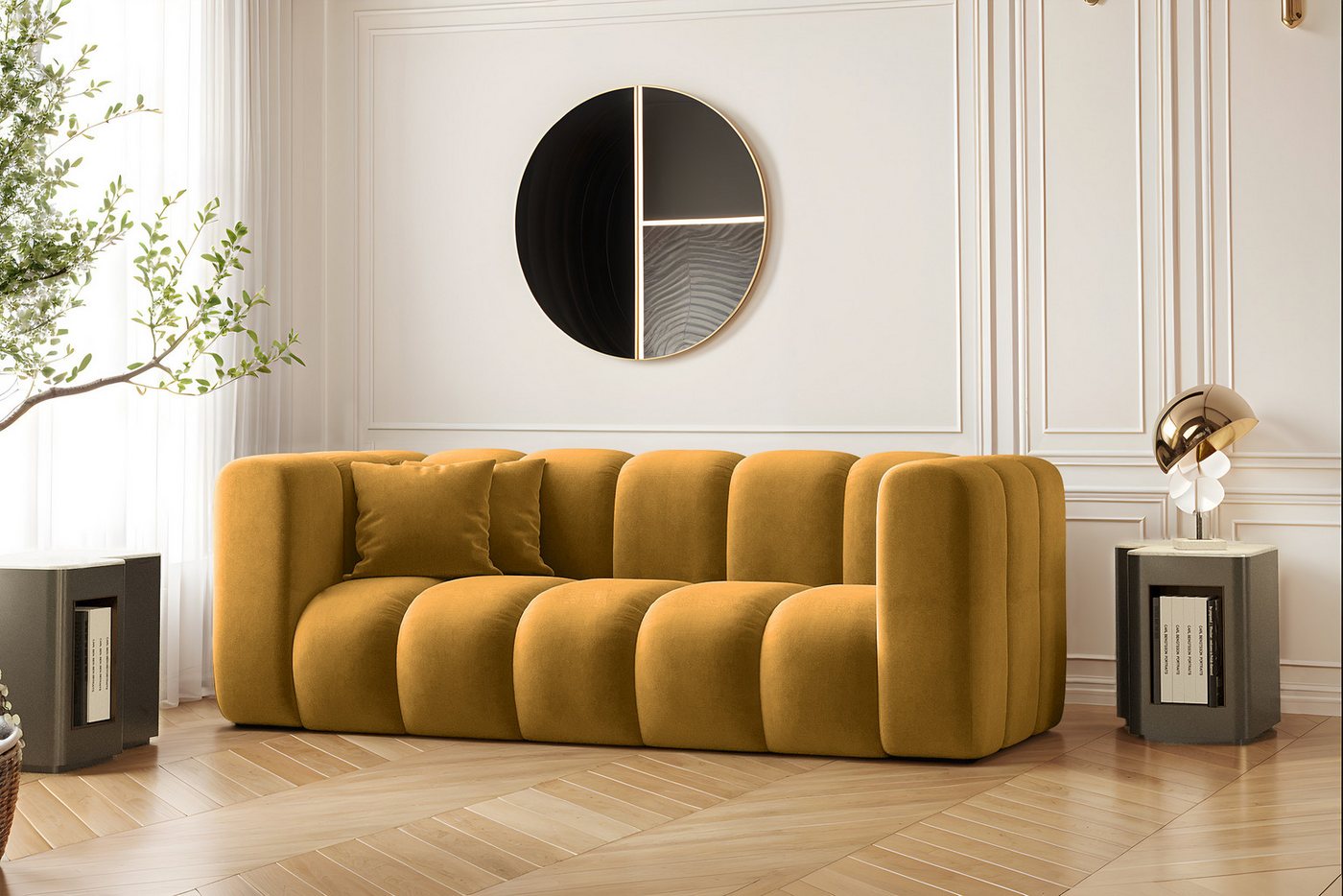 Kaiser Möbel Sofa Couch, Zweisitzer-Sofa Grand Modular Stoff Haga und Salva günstig online kaufen