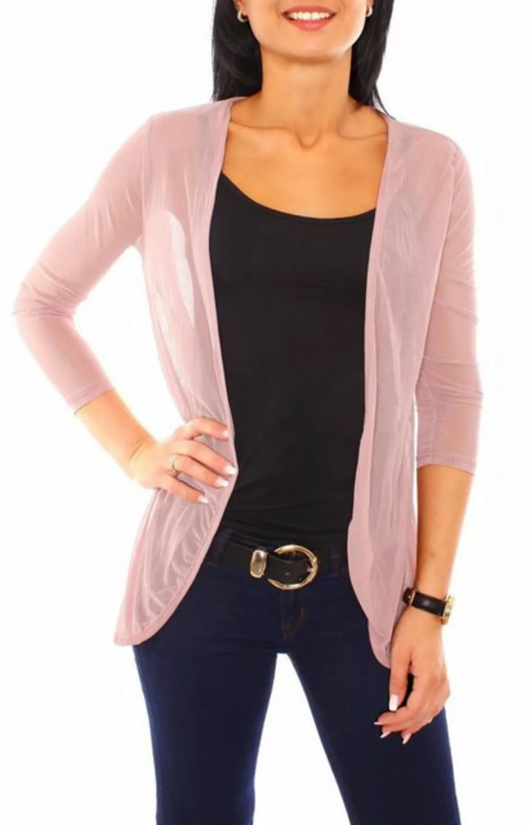 Muse Cardigan Mesh Cardigan Jäckchen transparent 7058 günstig online kaufen