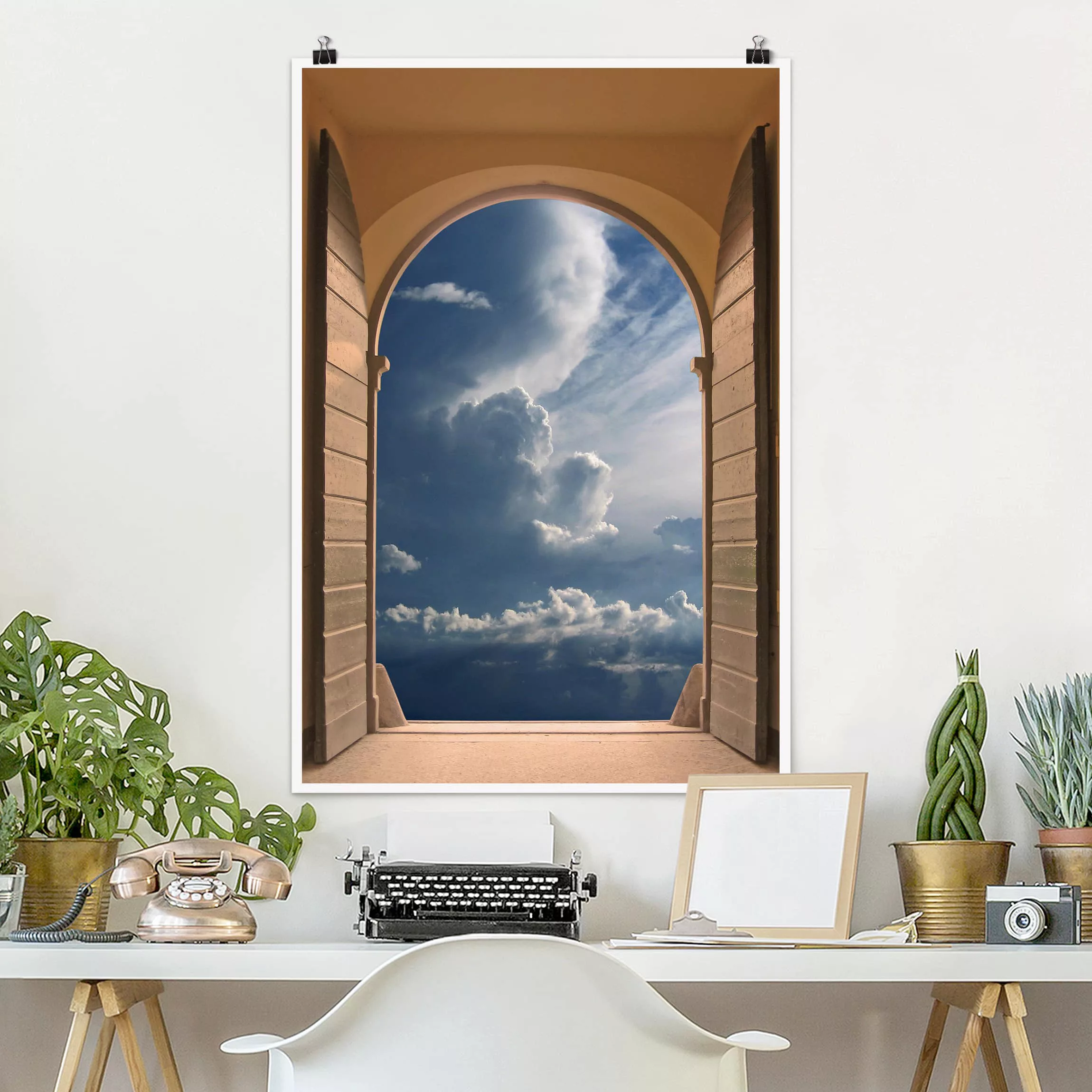 Poster - Hochformat Das Tor zum Himmel günstig online kaufen