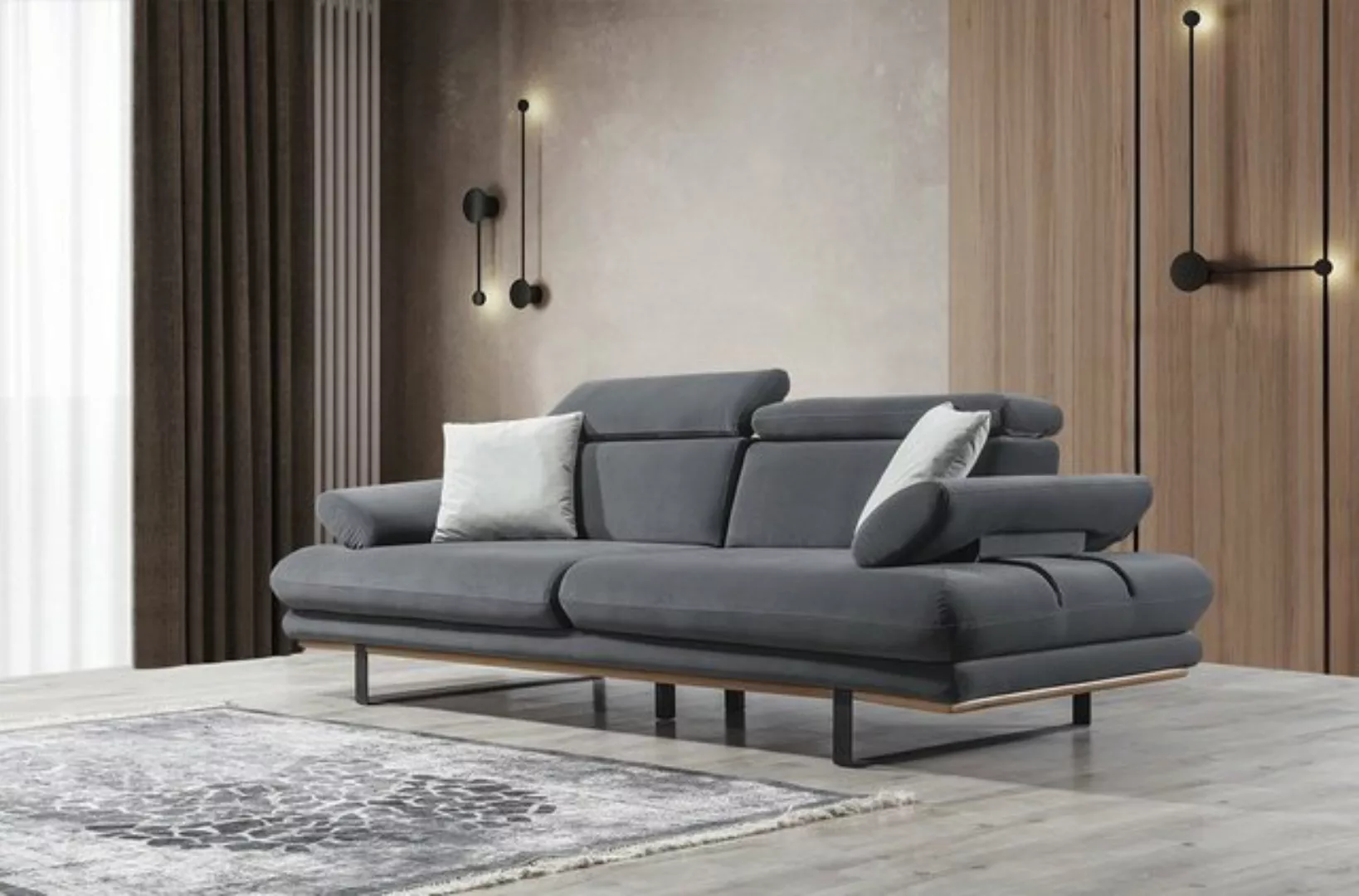 Villa Möbel Sofa Energy, Set, mit Relax-/Bettfunktion durch verstellbare Rü günstig online kaufen