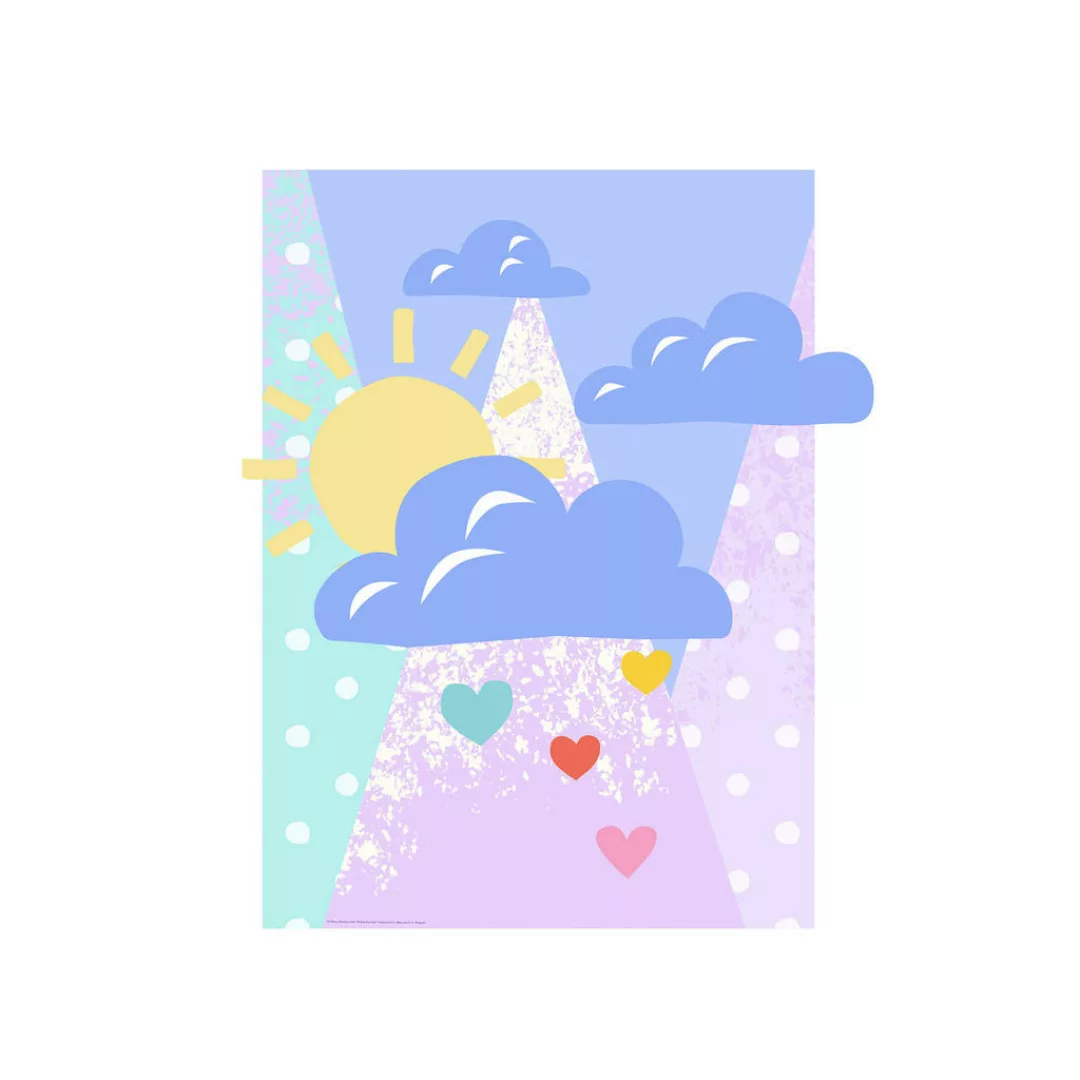 Komar Wandbild Winnie Pooh Clouds Disney B/L: ca. 30x40 cm günstig online kaufen