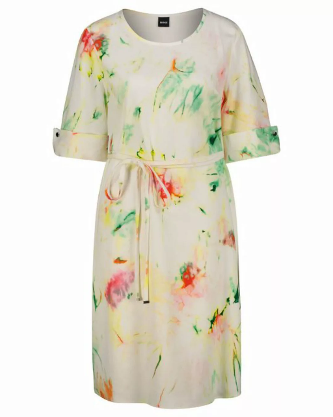 BOSS Sommerkleid Damen Kleid DRIMIEL mit Viskose (1-tlg) günstig online kaufen