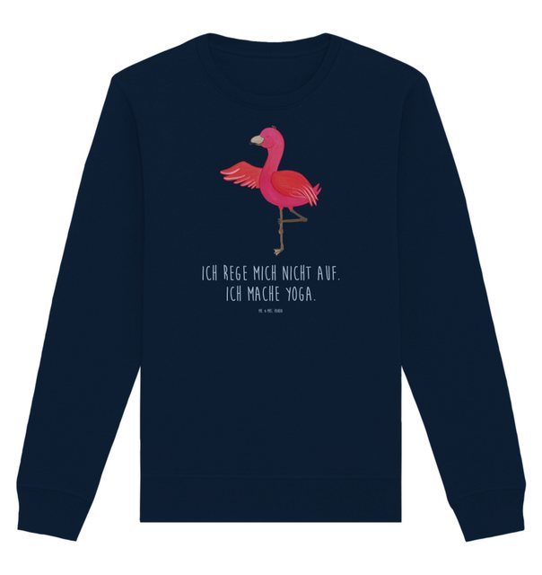 Mr. & Mrs. Panda Longpullover Größe XL Flamingo Yoga - French Navy - Gesche günstig online kaufen