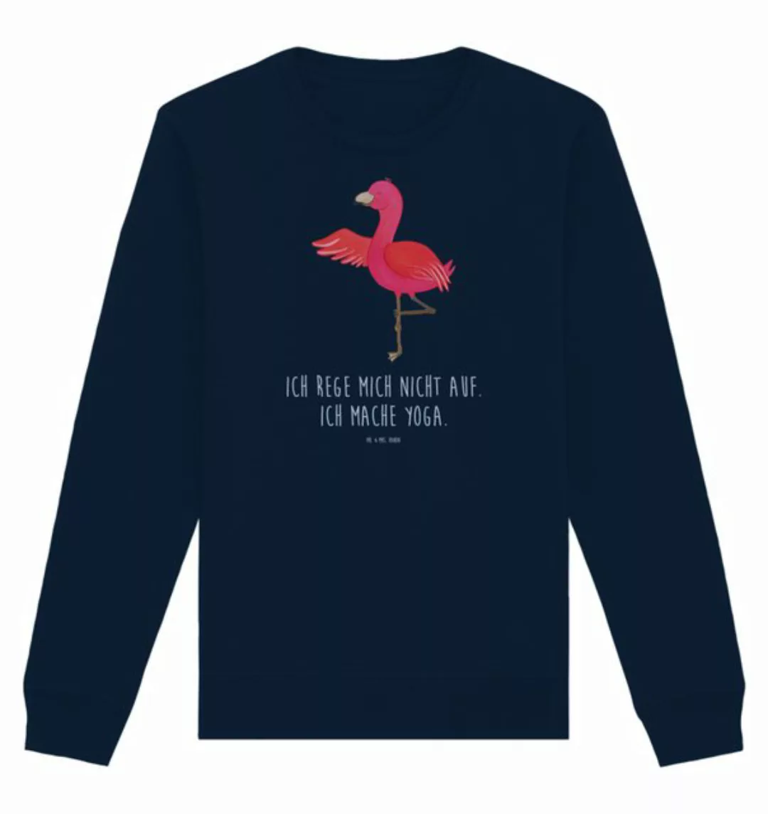 Mr. & Mrs. Panda Longpullover Flamingo Yoga Größe M - French Navy - Geschen günstig online kaufen