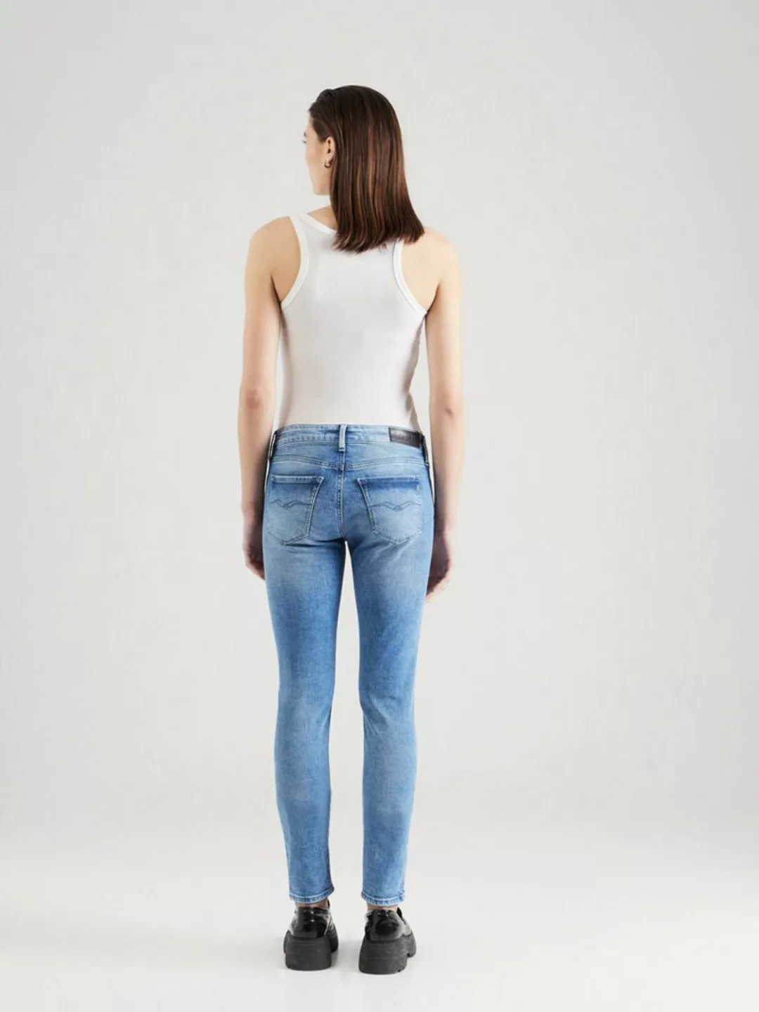 Replay 7/8-Jeans NEW LUZ (1-tlg) Plain/ohne Details günstig online kaufen