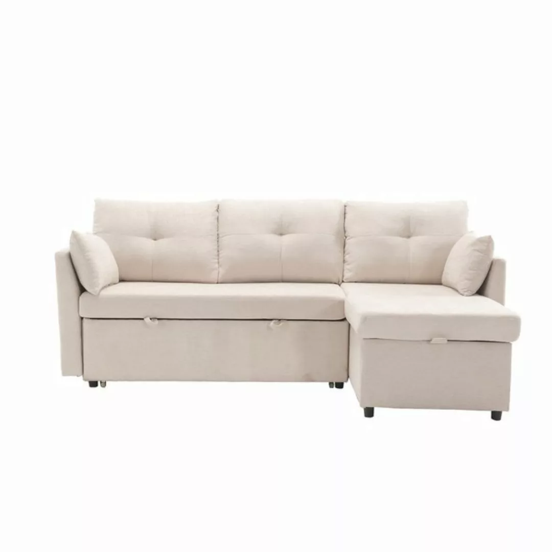 HAUSS SPLOE Sofa Schlafsofa L-förmiges Weiches Couch mit Polstern Sofa mit günstig online kaufen