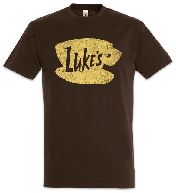 Urban Backwoods Print-Shirt Luke´s Herren T-Shirt Gilmore Luke Danes Diner günstig online kaufen