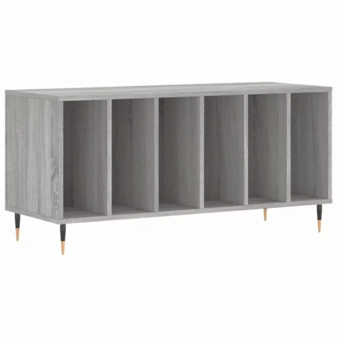 vidaXL Beistellschrank Plattenschrank Grau Sonoma 100x38x48 cm Holzwerkstof günstig online kaufen