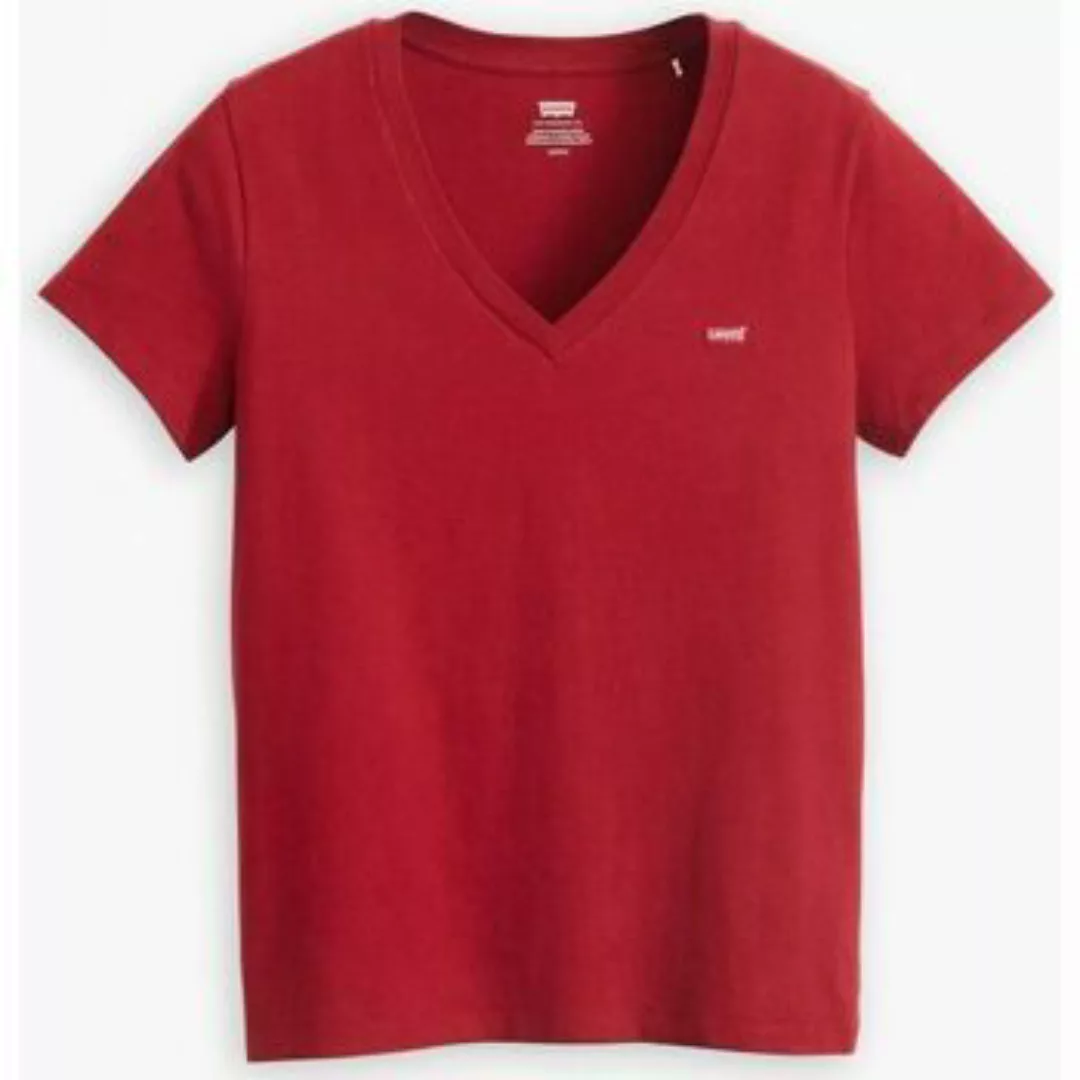 Levis  T-Shirts & Poloshirts 85341 0078 - PERFECT VNECK-SUN-DRIED TOMATO günstig online kaufen