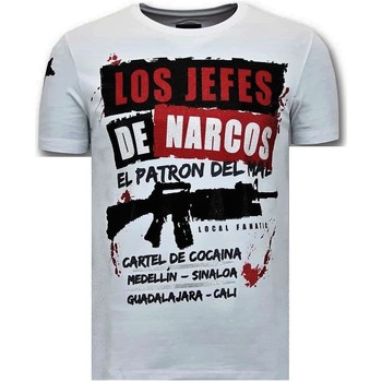 Lf  T-Shirt Los Jefes Die Narcos White günstig online kaufen