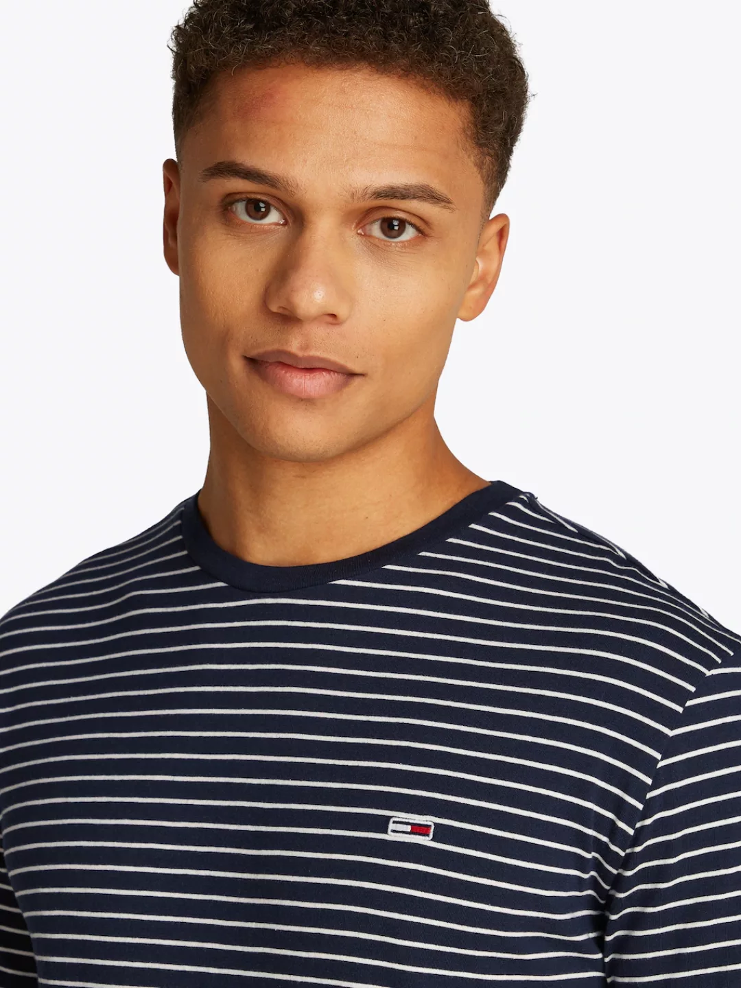 Tommy Jeans Rundhalsshirt "TJM SLIM STRIPE TEE" günstig online kaufen