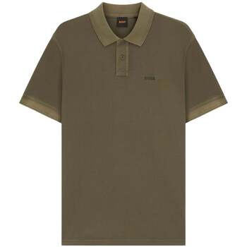 BOSS  Poloshirt Prime Cotton Pique Polo Shirt Open Green günstig online kaufen